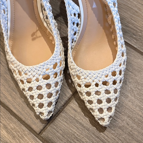 New ON 34th Fortune Woven Slingback Pumps Sz 9 - Picture 4 of 10